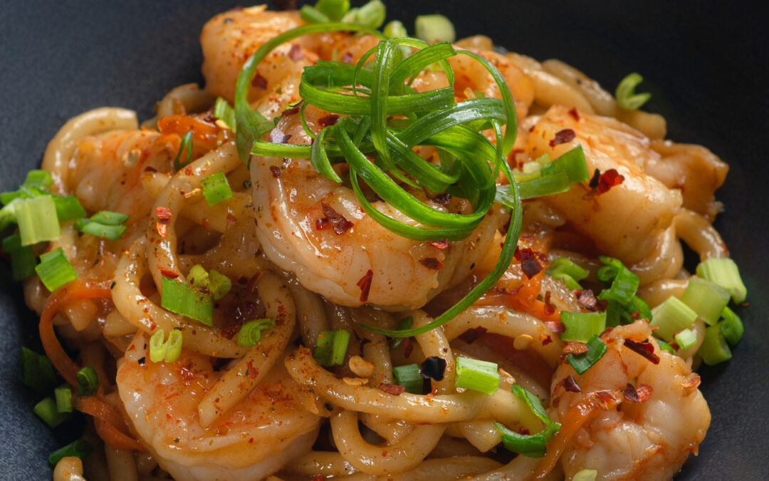 SPAGUETTI AUX CREVETTES