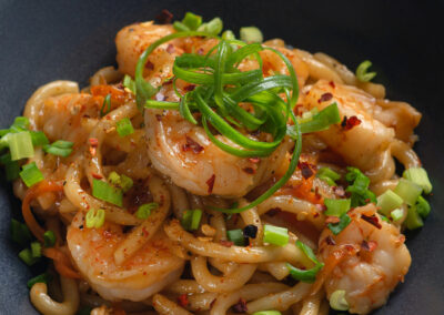 SPAGUETTI AUX CREVETTES